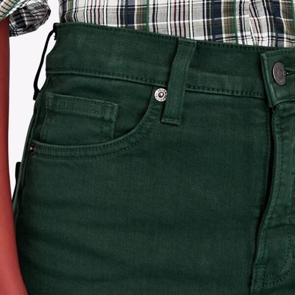 Veronica Beard Debbie High-Rise Skinny Jeans in Evergreen, Size 27 - Picture 6 of 13